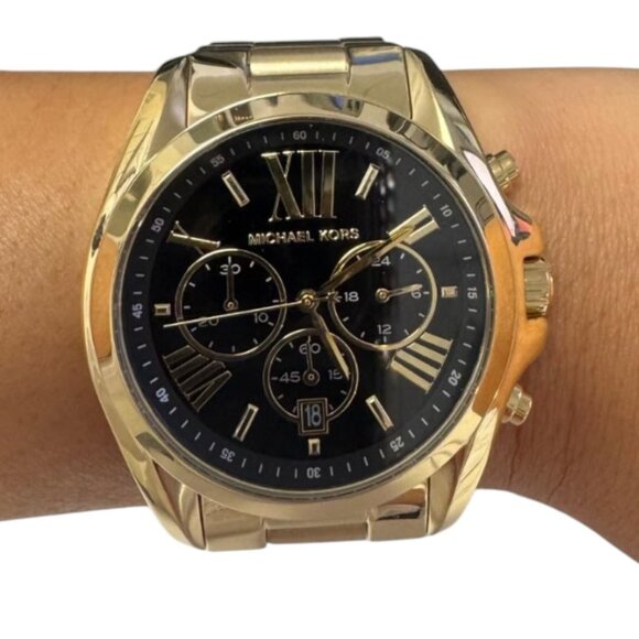 Michael Kors Bradshaw Chronograph Gold-Tone Watch (MK5739) - Picture 2 of 5